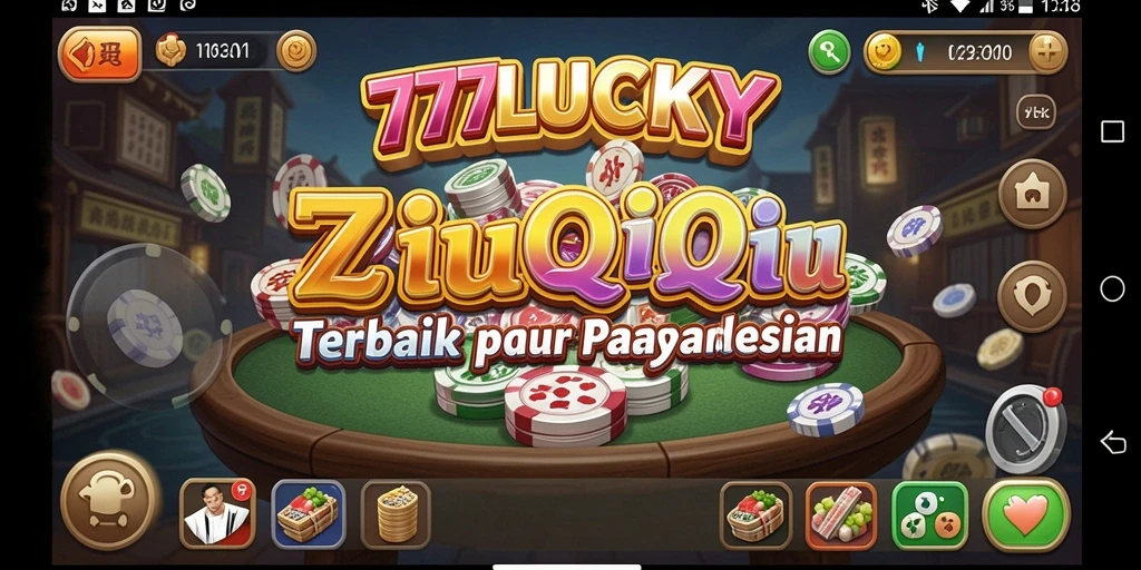 Tampilan gameplay QiuQiu yang seru dan menarik di 777LUCKY.