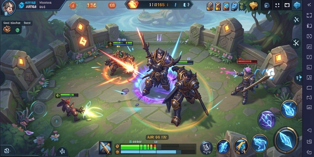 Tampilan gameplay menarik dari AIR168 yang penuh strategi.