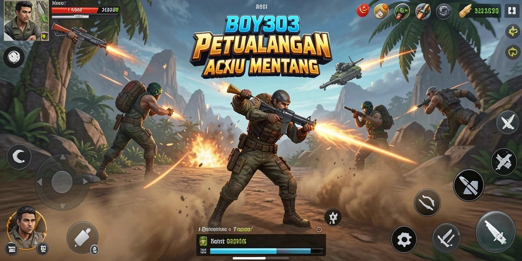 Tampilan menegangkan dari gameplay penuh aksi di BOY303.
