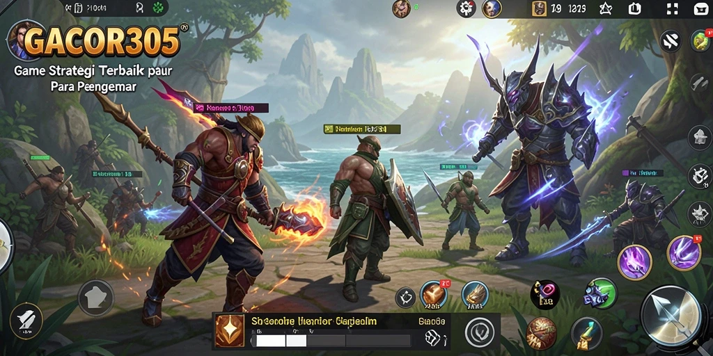 Tampilan gameplay GACOR305 yang menarik dan strategis.