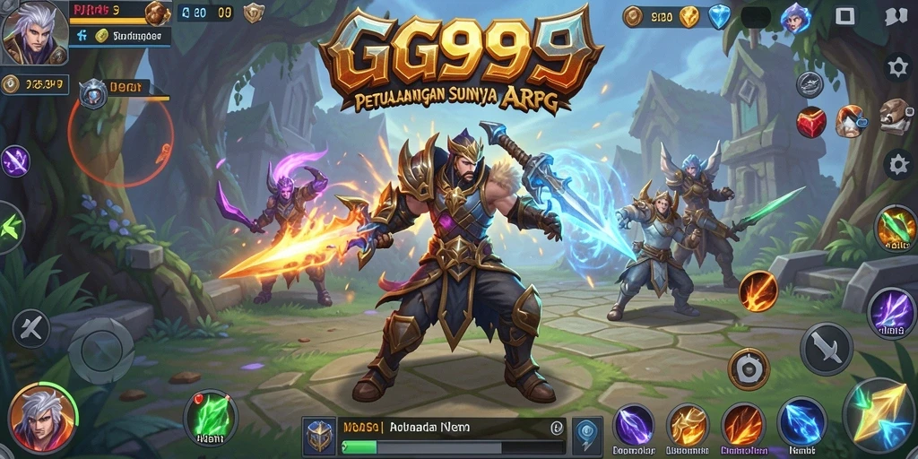 Gameplay GG999 yang seru dan menantang dalam dunia ARPG.
