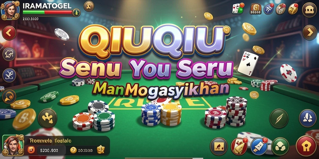 Tampilan gameplay QiuQiu yang mendebarkan dan menarik.