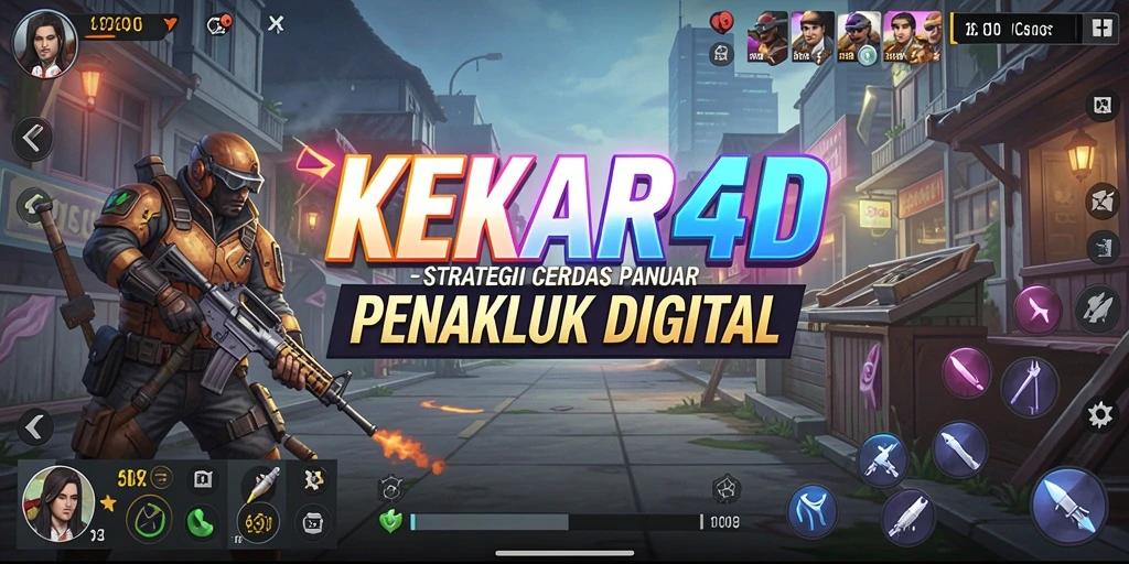 Tampilan gameplay menegangkan dalam KEKAR4D yang penuh strategi.