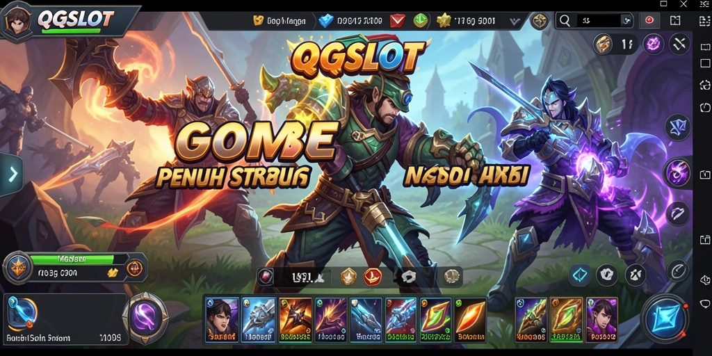 Gambaran gameplay dinamis dan seru di QQSLOT.