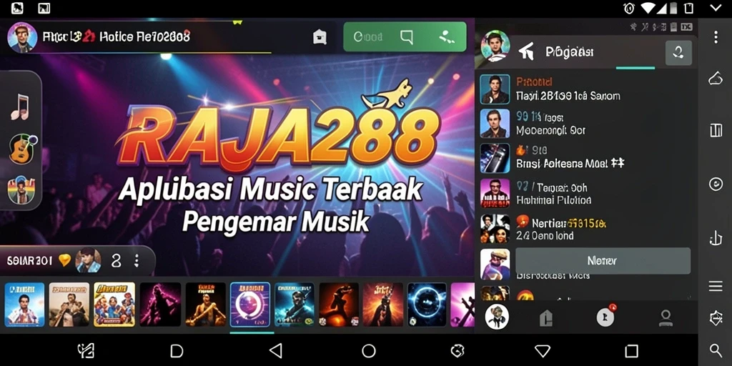 Tampilan menarik dari gameplay musik RAJA288 yang seru.