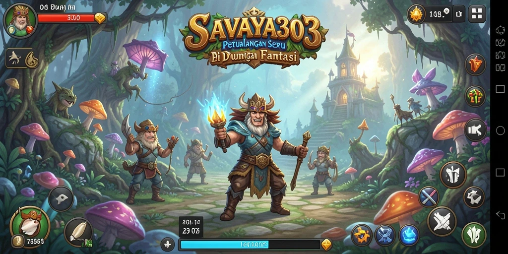 Tampilan gameplay SAVAYA303 di dunia petualangan yang menakjubkan.